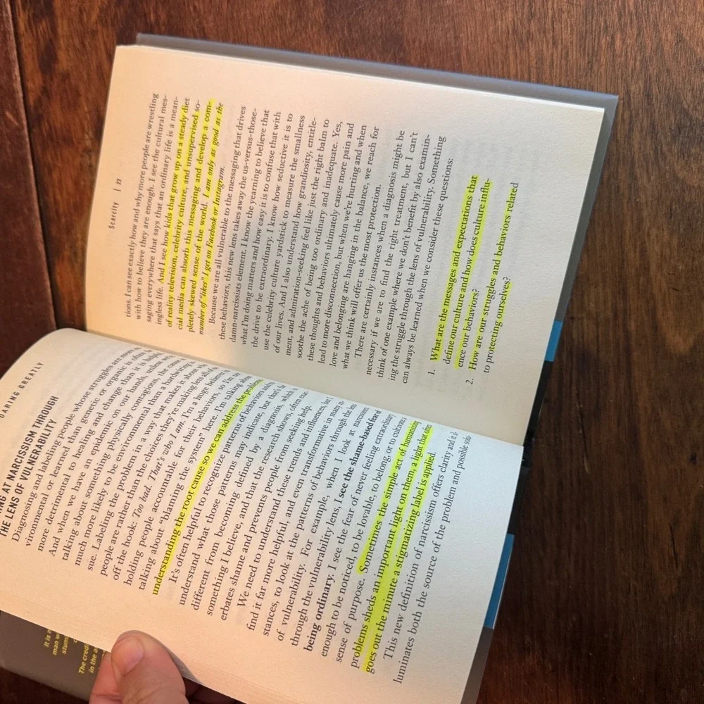 Daring‎ Greatly Brene Brown Book Vulnerability Leadership Parenting
